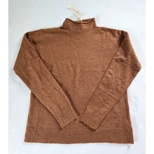 Mystree▪️Chesnut Brown Mockneck Sweater